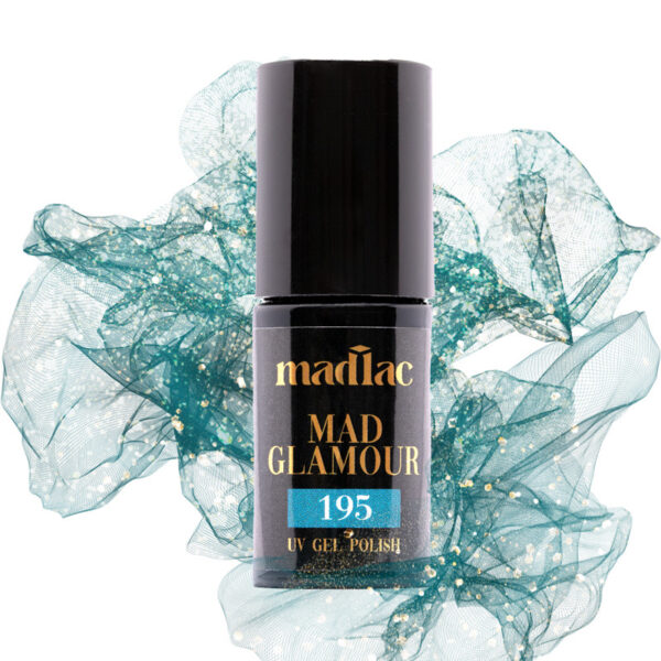 Lakier Hybrydowy UV LED Mad Glamour  6 ml - 195