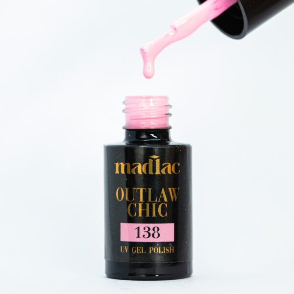 Lakier Hybrydowy UV LED Outlaw Chic  6 ml - 138 - obrazek 3