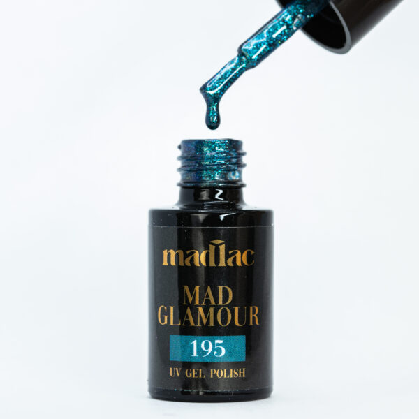 Lakier Hybrydowy UV LED Mad Glamour  6 ml - 195 - obrazek 3