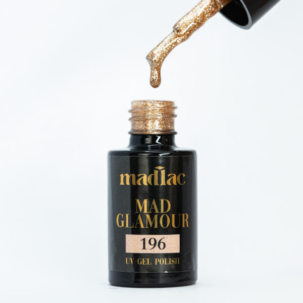 Lakier Hybrydowy UV LED Mad Glamour  6 ml - 196 - obrazek 3