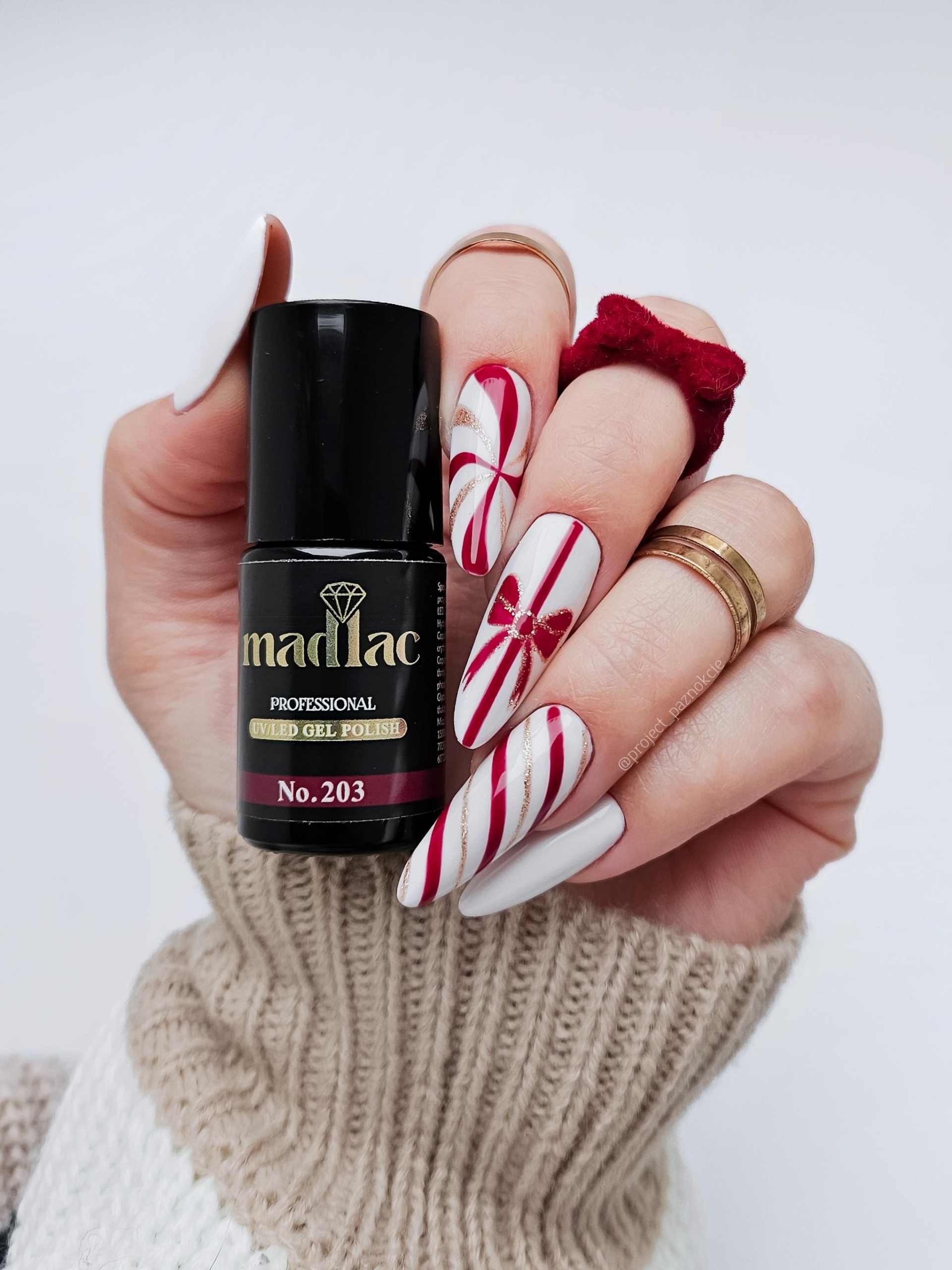 Lakier Hybrydowy UV LED  6 ml  No.203 - obrazek 4