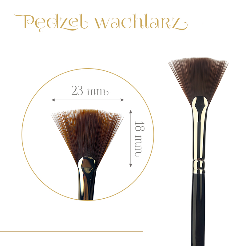 Pędzel wachlarz Nr 1 - obrazek 2