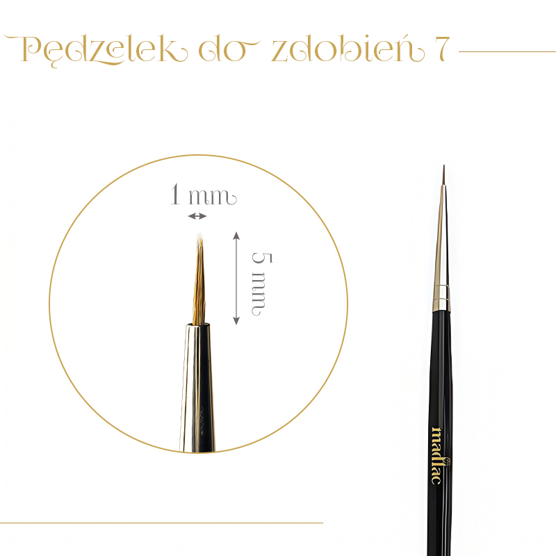 Pędzelek do zdobień nr 7 - obrazek 2