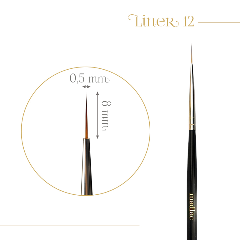 Pędzelek liner nr 12 - obrazek 2