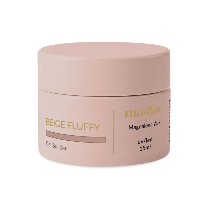 MADLAC 28 Beige Fluffy Madlac x Magdalena Żuk 50 ml – beżowy żel